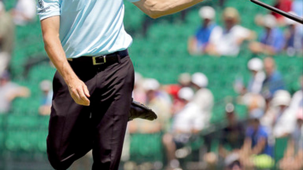 The Latest: McIlroy, Mickelson among cut casualties